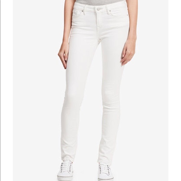 calvin klein ultimate skinny jeans white